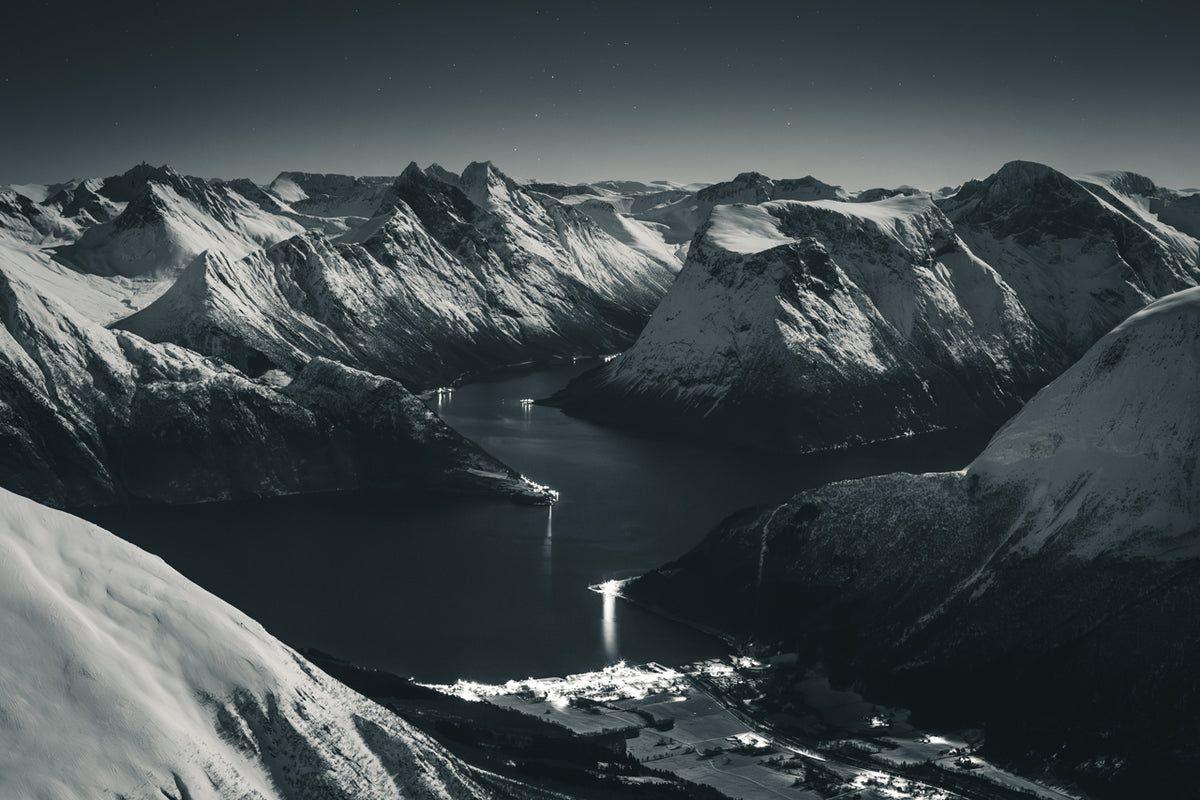 Sæbø S/H - Fotokunst på aluminiumsplate